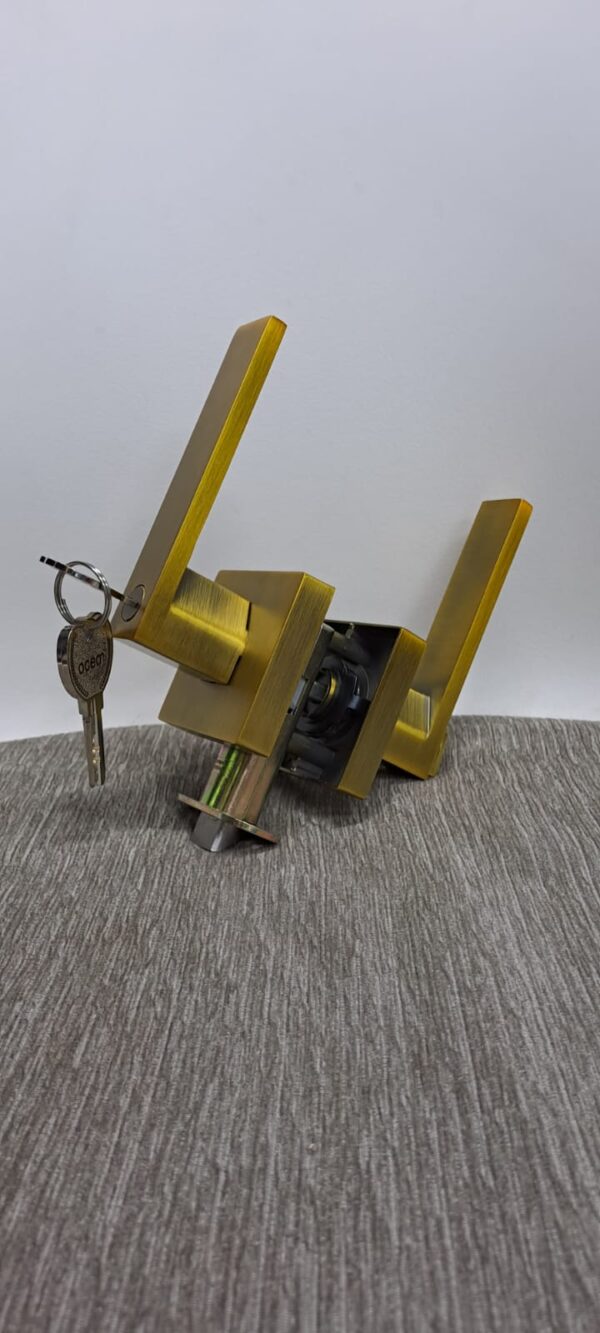 Mortise Door small handle with Lock body - Image 4