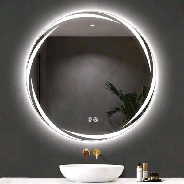 Touch Mirror Glass round - Image 3