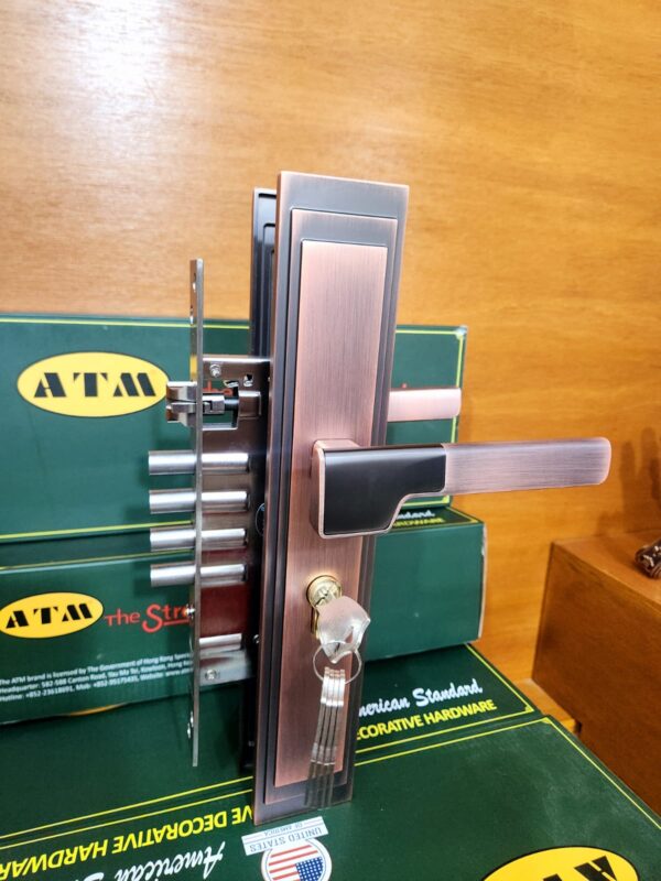 Mortise Door small handle with Lock body - Image 5