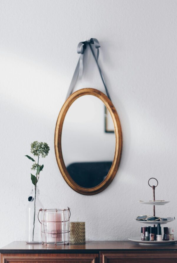 LED mirror half round straight design 18x48 inches - Image 4